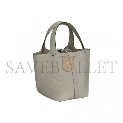 HERMES PICOTIN LOCK 18 TAURILLON CLEMENCE H056289CK8L (18*18*13cm)